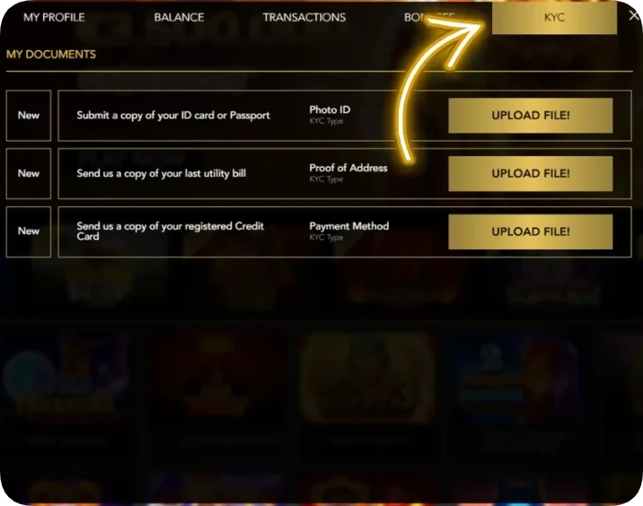 KYC Profile joka casino Verification after registration