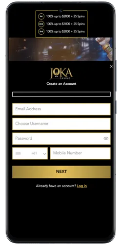 Create an account